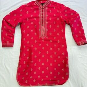 Indian attire Pink/redish Traditional Men's (kurta/sherwani)